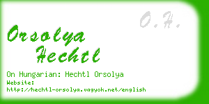 orsolya hechtl business card